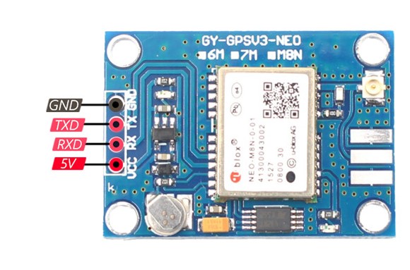 Módulo GPS NEO-8M con Antena