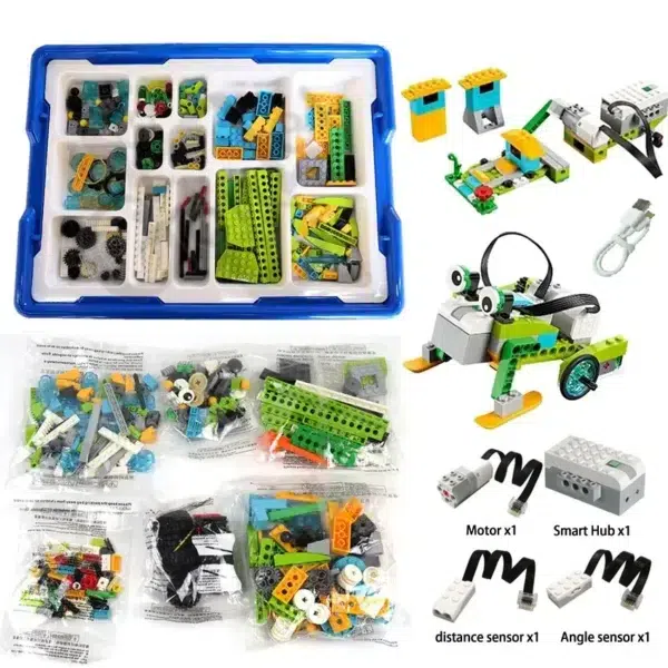 Kit de Educación WeDo 2.0 Compatible LEGO Compatible Recargable - Imagen 3