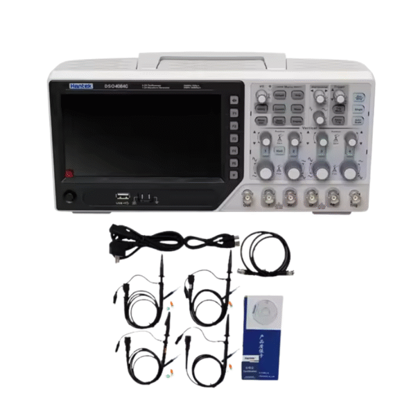 Osciloscopio Digital Hantek DSO4204B – 4 Canales, 200 MHz, 1 GS/s