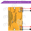 Fuente de alimentación ajustable DC-DC 5-23V a 0-16.5V 3A con pantalla - Imagen 3