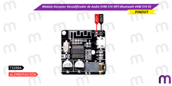 Módulo Receptor Decodificador de Audio VHM-314 MP3 Bluetooth VHM 314 V2 - Imagen 5