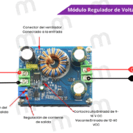 Módulo Regulador de Voltaje DC-DC Boost 600W - Imagen 6