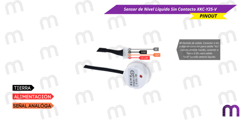 Sensor de Nivel Líquido Sin Contacto XKC-Y25-V