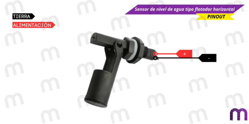sensor de nivel Sensor de nivel de agua tipo flotador horizontal