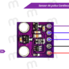 Sensor de pulso Cardíaco MAX30102 - Imagen 3