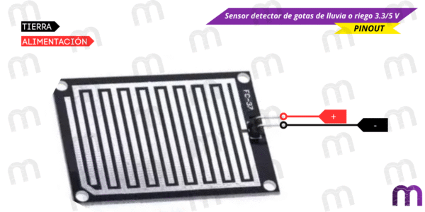 Sensor detector de gotas de lluvia o riego 3.3/5 V - Imagen 7
