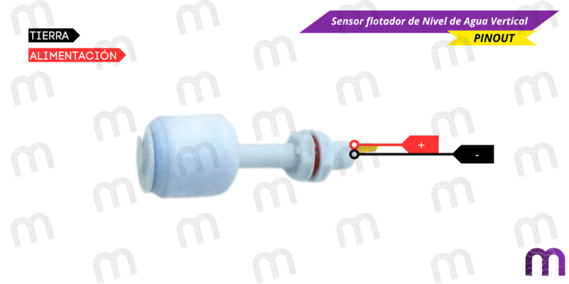 nivel de agua Sensor flotador de Nivel de Agua Vertical