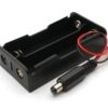 Porta Bateria Con/Sin Jack DC 2x18650 - Imagen 2