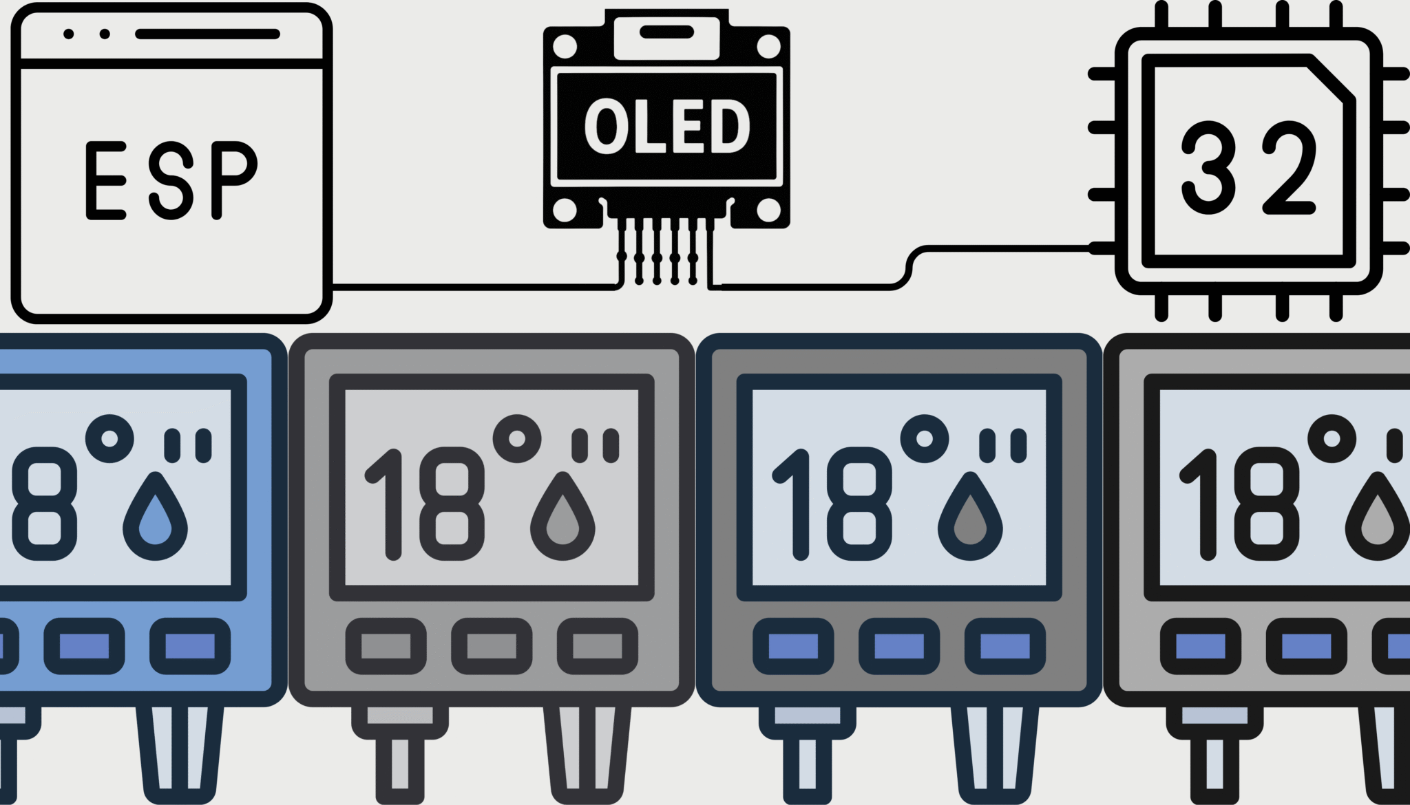 Pantalla OLED 0.96 con ESP32: conexión I2C y código