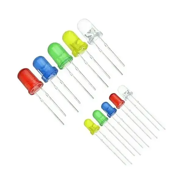 LEDS Pack 100 Leds Colores 3mm y 5mm MechatronicStore Pack 100 Leds Colores 3mm y 5mm