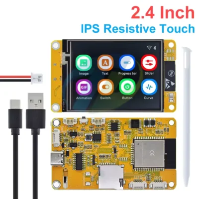 Placas ESP32 MechatronicStore Placa de Desarrollo TZT ESP32 WROOM con pantalla táctil LCD 240×320 Compatible