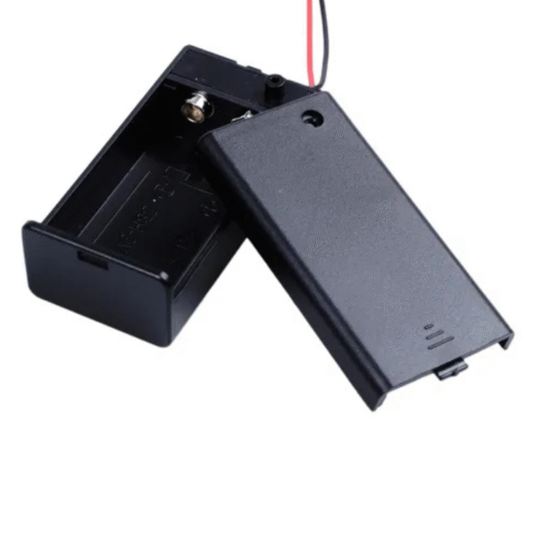 Porta pila para Batería 9V con Interruptor ON/OFF