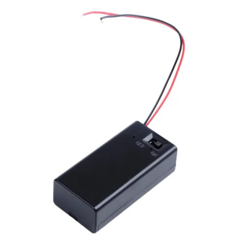 Porta pila para Batería 9V con Interruptor ON/OFF MechatronicStore Porta pila para Batería 9V con Interruptor ON/OFF - Imagen 3
