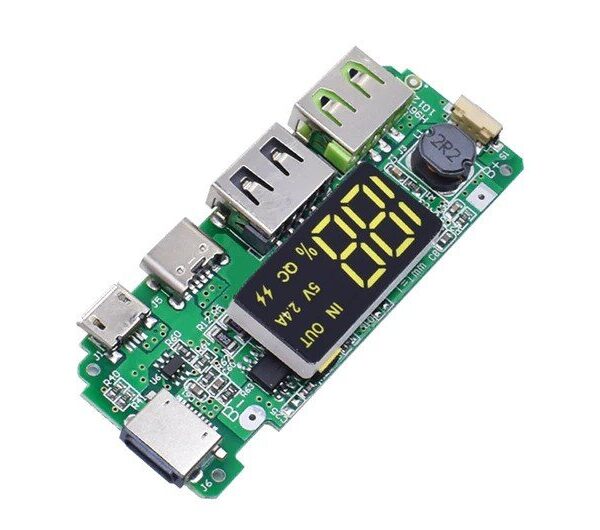 Power Bank con Carga Rápida 5V 2.4A tipo C