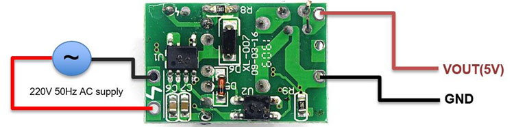Módulo de Fuente de Alimentación (DIP 5V 700mA)