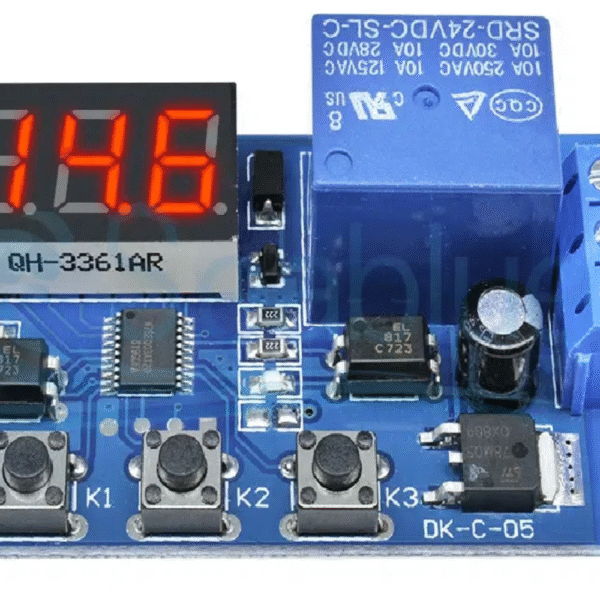 Módulo de relé de retardo digital de doble LED de 12 V