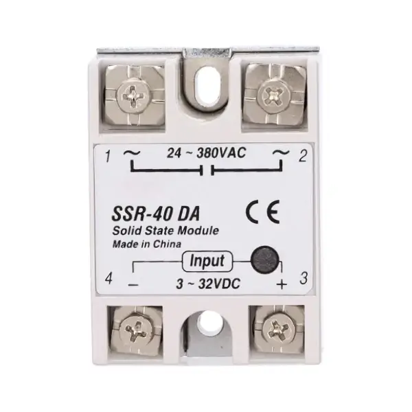 Relé de estado solido SSR-40 DA / SSR-40 AA MechatronicStore Relé de estado solido SSR-40 DA / SSR-40 AA