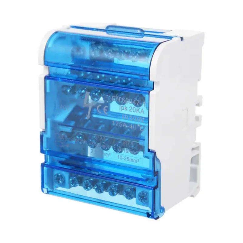 Repartidor Tetrapolar Eléctrico 4x7 Polos – 125A MechatronicStore Repartidor Tetrapolar Eléctrico 4x7 Polos – 125A