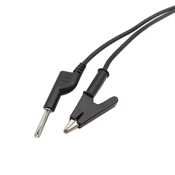 Cable De Prueba De Conector Banana a Conector Cocodrilo o Caimán - Imagen 2