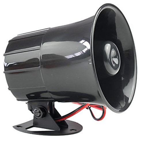 Sirena Electrónica 12V 15WATT (Un Tono)