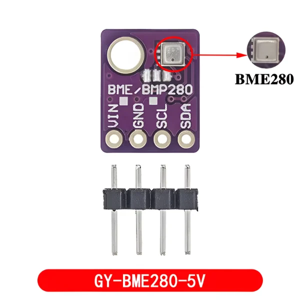 Sensor BME280 de temperatura humedad y presión barométrica I2C SPI 3.3V MechatronicStore Sensor BME280 de temperatura humedad y presión barométrica I2C SPI 3.3V - Imagen 3