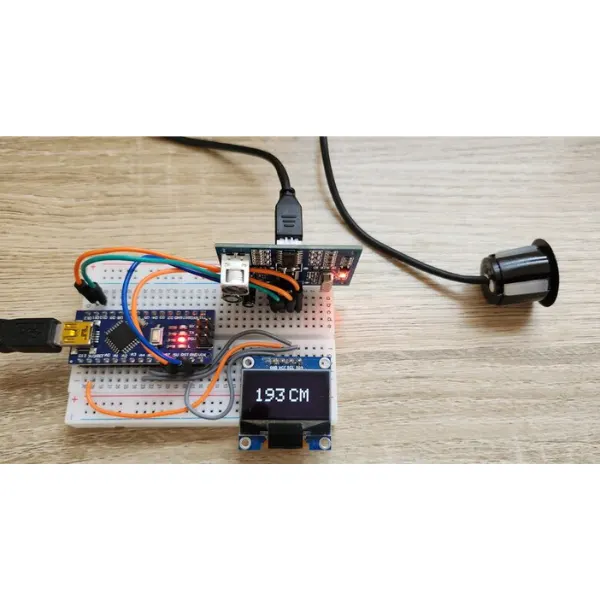 Ultrasonico Sensor Ultrasonido Impermeable AJ-SR04M-2 MechatronicStore Sensor Ultrasonido Impermeable AJ-SR04M-2 - Imagen 2