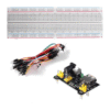 Kit Protoboard +Fuente MB102 (USB) + Set De Cables - Imagen 2