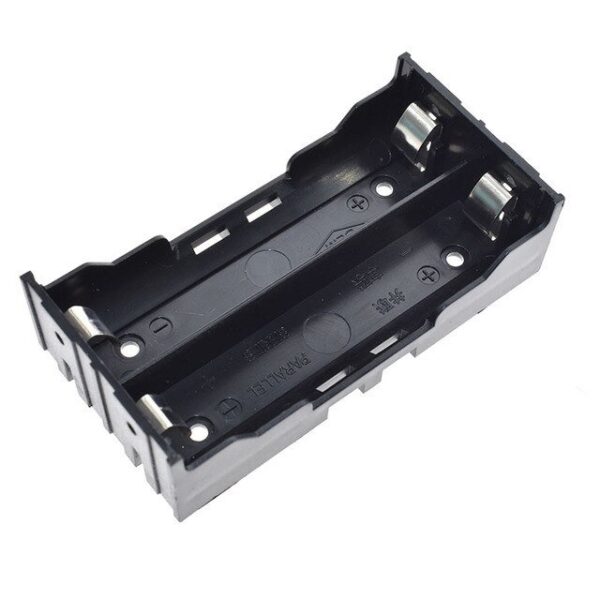 Soporte porta batería doble 18650 caja para pila holder 2×18650