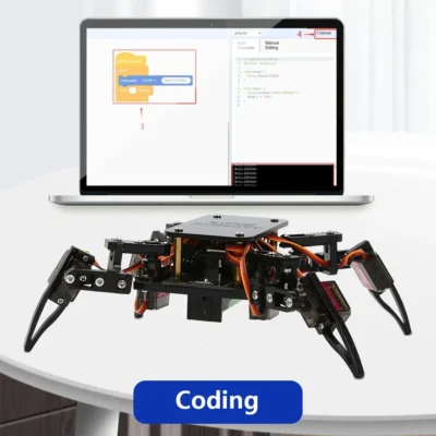 Kit DIY Araña Robot Biónica Cuadrúpeda IoT con ESP8266 ACEBOTT MechatronicStore Kit DIY Araña Robot Biónica Cuadrúpeda IoT con ESP8266 ACEBOTT