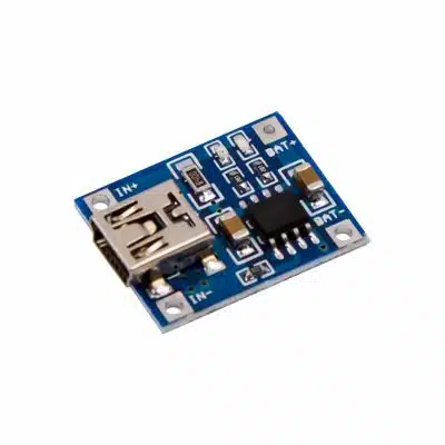 Baterías 18650 MechatronicStore TP4056 Controlador De Carga 5V 1A Sin Regulador · Mini USB