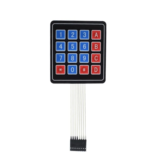 Teclera keypad tipo membrana 4x4 MechatronicStore Teclera keypad tipo membrana 4x4