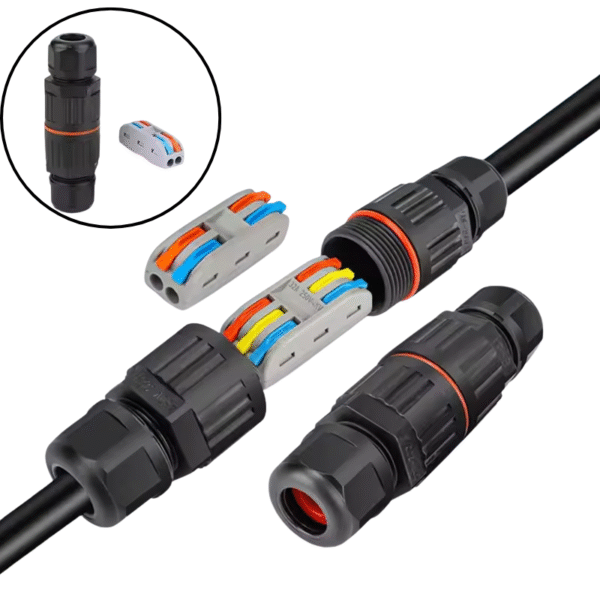 Terminal de Cableado Impermeable para Exterior IP68