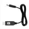Cable Convertidor De Voltaje 5V A 9V USB a JACK DC
