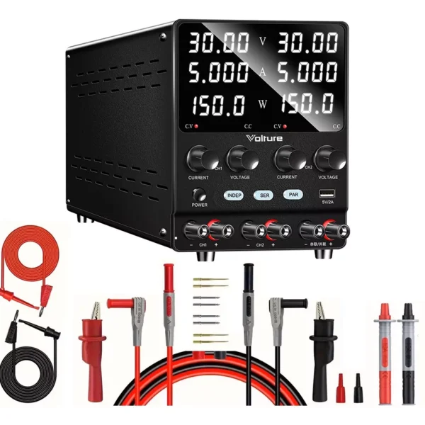 Fuente Alimentación Doble Canal Profesional 60v o 20a Volture