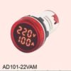 Indicador Piloto Voltimetro Amperimetro AC 22mm