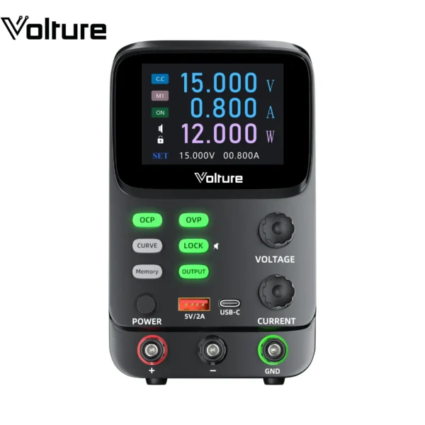 Fuente De Alimentación Programable 30v 10a Volture + Accesorios