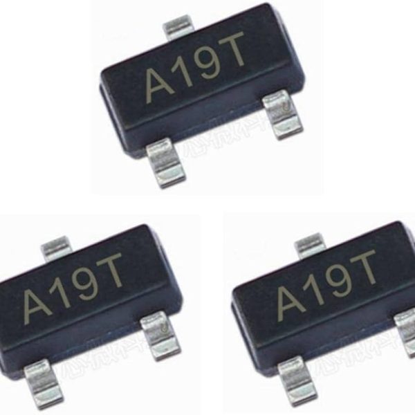 kit 10 unidades Transistor mosfet AO3401A A19T SOT23 canal P