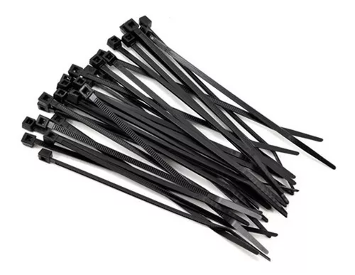 Pack 100 amarras plásticas 8cm
