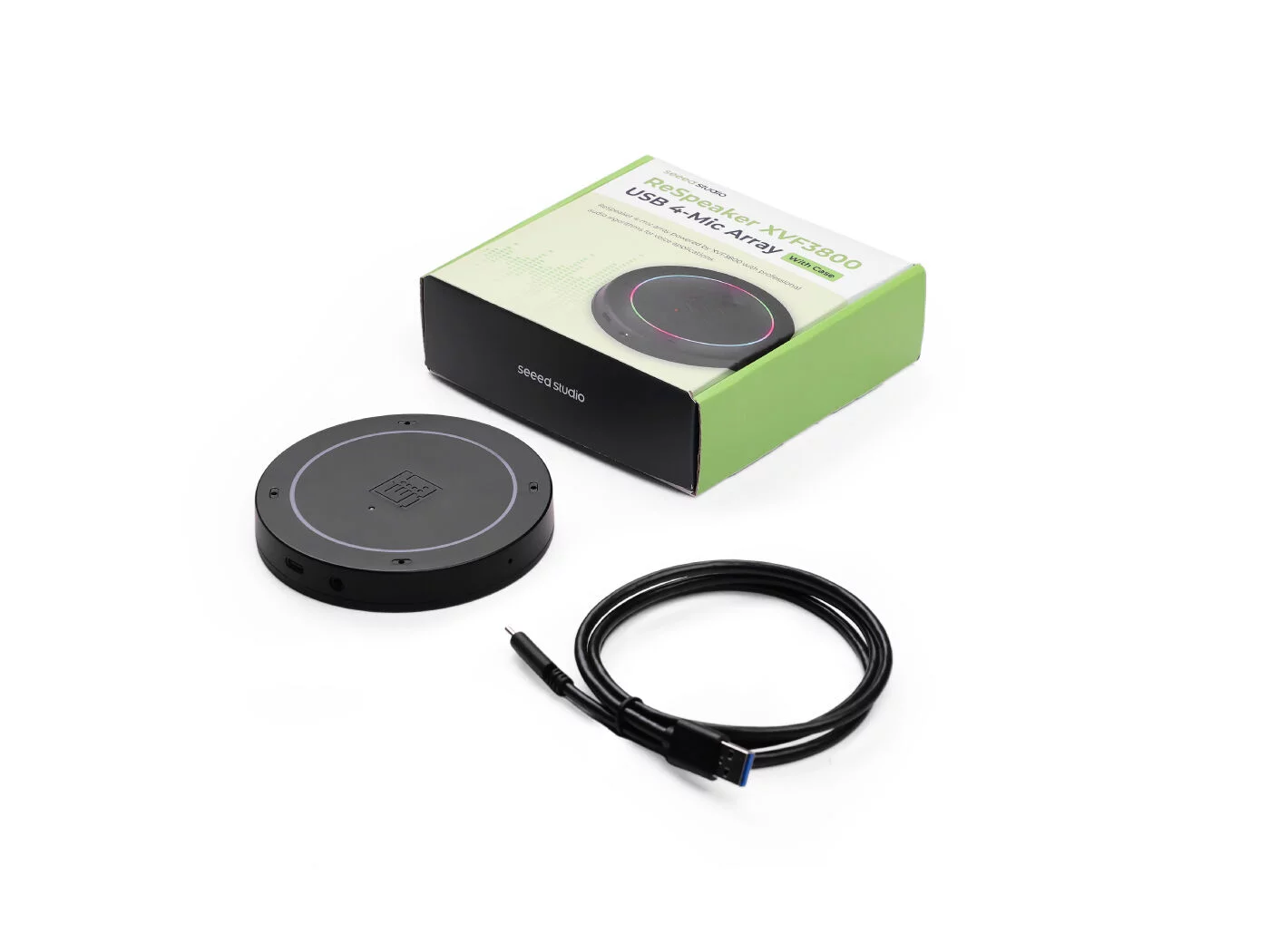 arreglo micrófonos XMOS XVF3800 Arreglo 4 Micrófonos XMOS XVF3800 MechatronicStore Arreglo 4 Micrófonos XMOS XVF3800 — vista 5
