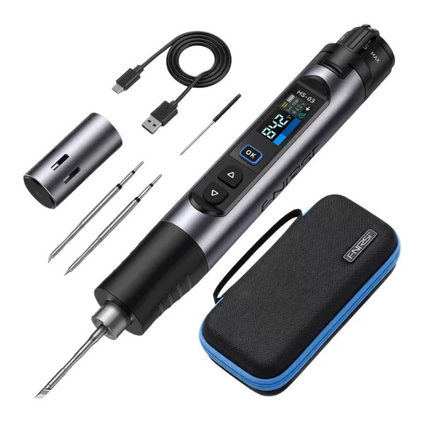 cautín inalámbrico FNIRSI HS-03 Cautín Inalámbrico FNIRSI HS03 2600mAh MechatronicStore Cautín Inalámbrico FNIRSI HS03 2600mAh — vista 3