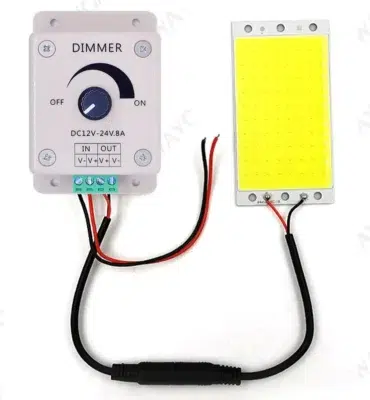 conexion Dimmer Atenuador de Módulo Luces LED 8A 1224V
