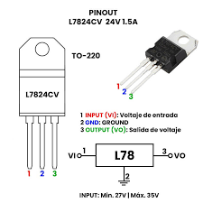 Regulador De Voltaje L7824CV