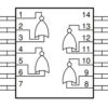 diagrama Compuerta Lógica NOR 2 Entradas SN74HC02N