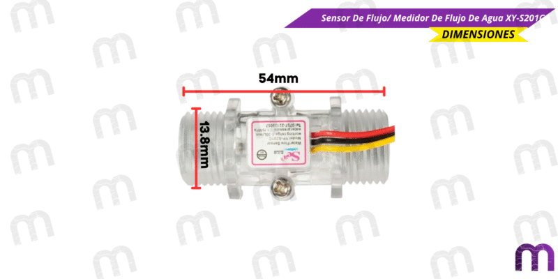 Sensor De Flujo/ Medidor De Flujo De Agua XY-S201C