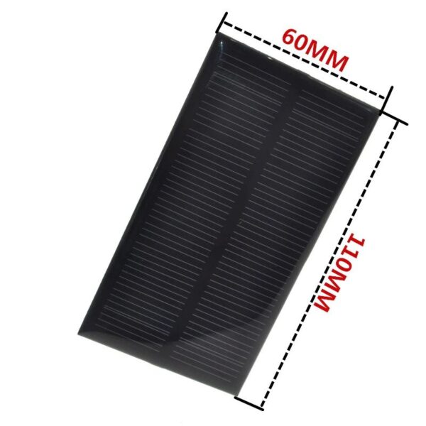 dimensiones Panel solar electronico 5V 1W