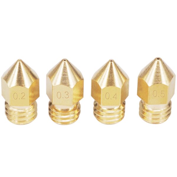 Extrusor Nozzle boquilla para impresoras 3D variedad de tamaño