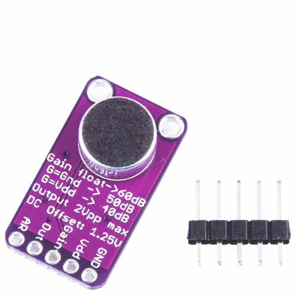 Módulo amplificador de micrófono MAX9814