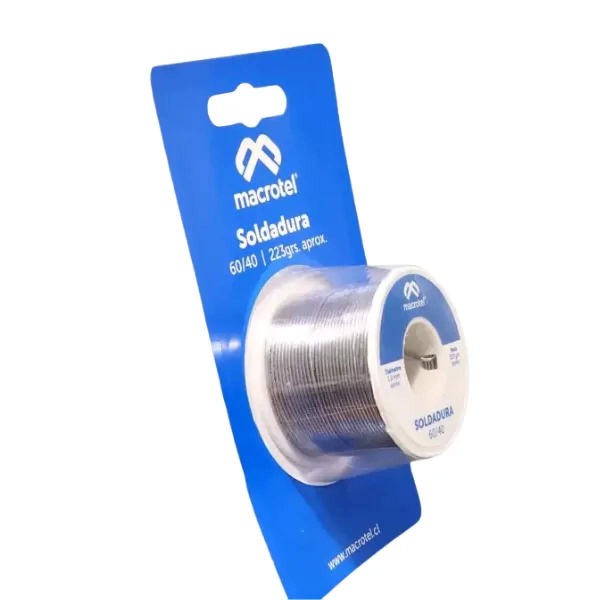 estaño soldadura 60 40 macrotel Estaño Soldadura 1mm 60/40 Macrotel 223g MechatronicStore Estaño Soldadura 1mm 60/40 Macrotel 223g — vista 2