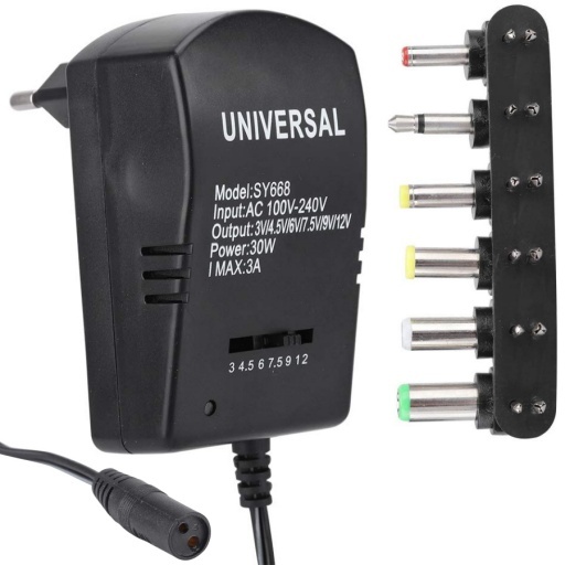 Adaptador cargador universal 3V – 12V YC668 – Electro Store