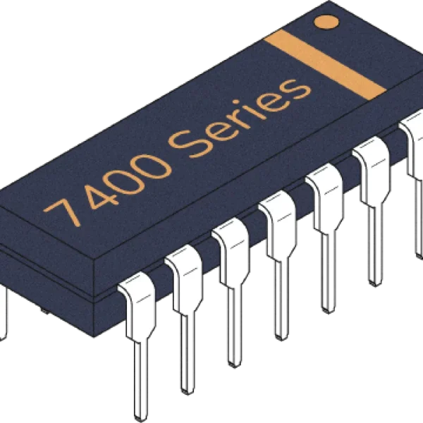 IC 74LS38 Quad NAND Colector Abierto — vista 3